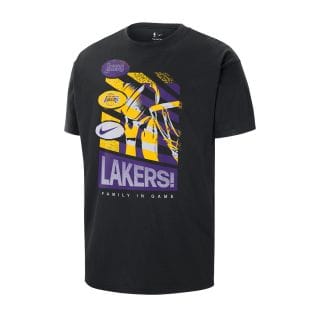 Nike Hf0882 T-shirt Vintage Lakers Abbigliamento Basket Uomo