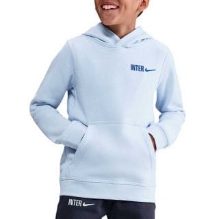 Nike Hm3651 Felpa Con Cappuccio Inter Club Bambino Squadre Calcio Junior