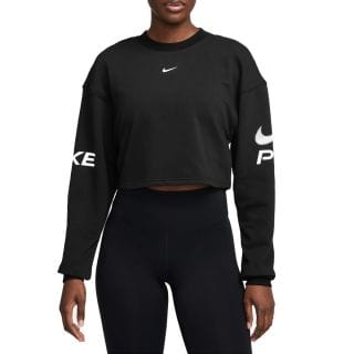 Nike Hv3591 Maglia Nike Pro Dri-fit French Terry Donna Abbigliamento Training E Palestra Donna