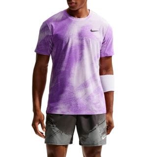 Nike Ib1016 T-shirt Slam Roland Garros Alcaraz Abbigliamento Tennis Uomo