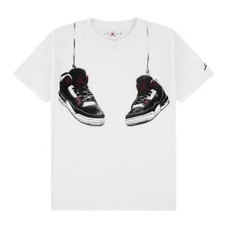 Nike Jordan 95f483 T-shirt Aj3 Shie Strings Bambino Abbigliamento Bambino Junior
