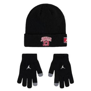 Nike Jordan 9a0969 Set Jordan 23 Beanie+ Guanti Bambino Abbigliamento Bambino Junior