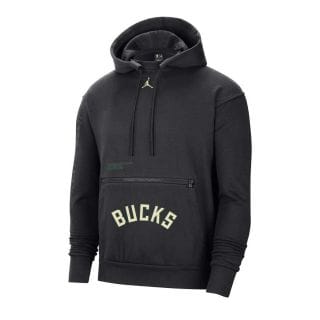 Nike Jordan Dr7004 Felpa Con Cappuccio Statement Bucks Abbigliamento Basket Uomo