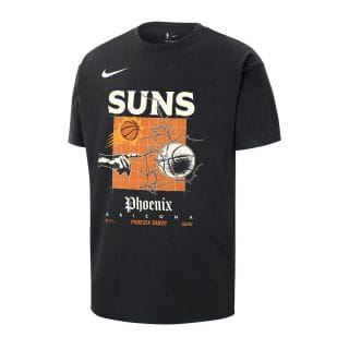 Nike Jordan Fq6113 T-shirt Nba Max90 Phoenix Suns Abbigliamento Basket Uomo