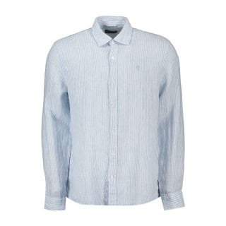 North Sails 664317 Camicia In Lino A Righe Casual Uomo