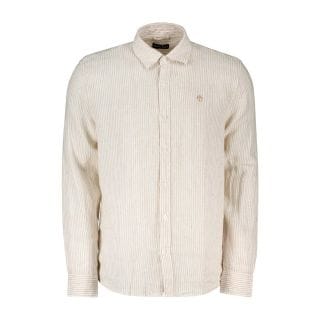 North Sails 664317 Camicia In Lino A Righe Casual Uomo