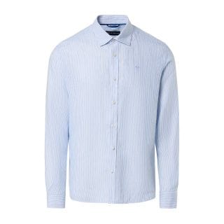 North Sails 664397 Camicia 100% Lino Bastoncino Casual Uomo