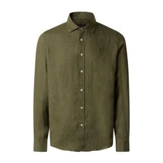 North Sails 664437 Camicia 100% Lino Casual Uomo