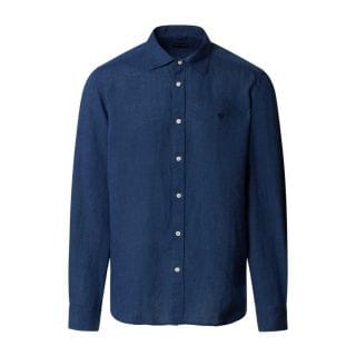 North Sails 664437 Camicia 100% Lino Casual Uomo