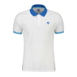 North Sails 692314 Polo Stretch Collo Maniche Contrasto Casual Uomo
