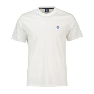 North Sails 692970 T-shirt Patch Logo Casual Uomo