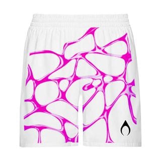Nytrostar Ns004 Short Fuxia Fluid Print Abbigliamento Padel Uomo