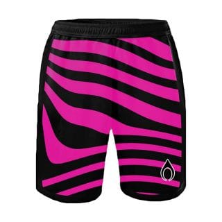 Nytrostar Ns012 Short Fuxia Abstract Print Abbigliamento Padel Uomo