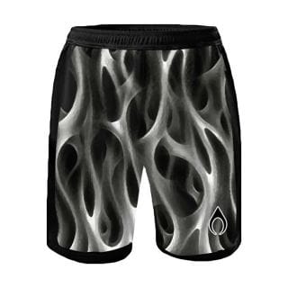 Nytrostar Ns020 Short Fire Print Abbigliamento Padel Uomo