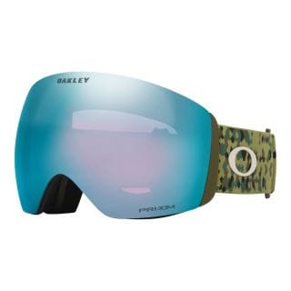 Oakley Oo7050 Masschera Flight Deck L Fern Flurry Prizm™ Sapphire Maschere Snowboard Uomo