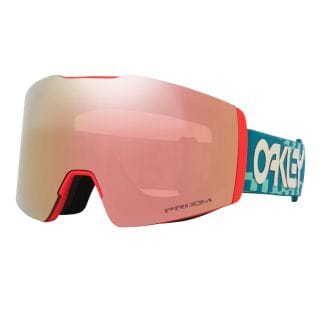 Oakley Oo7103 Maschera Fall Line M Pacific Chex Prizm™ Rose Gold Maschere Snowboard Uomo
