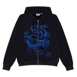 Obey 111640029 Felpa C/capp Fz Obey Draco Street Style Uomo