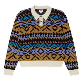 Obey 15100113 Polo Ml Obey Geo Street Style Uomo