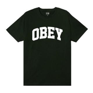 Obey 163303941 T Shirt Regular Fit Collegiate Street Style Uomo