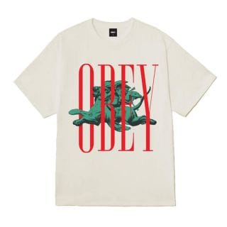 Obey 165264495 T-shirt Regular  Pillars Obey Street Style Uomo