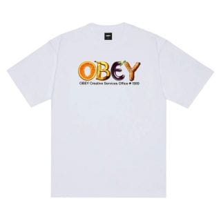 Obey 168024461 T-shirt Relax Fit Obey Creative Services Office Street Style Uomo