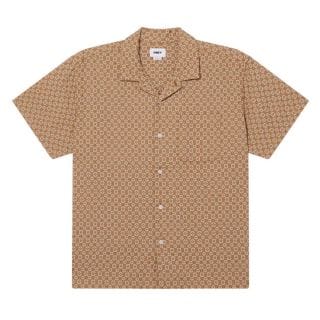 Obey 181210452 Camicia Relax Fit  Ss Adrian Woven Street Style Uomo