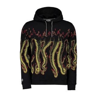 Octopus 20w0sh05 Felpa Con Cappuccio More Fire Street Style Uomo