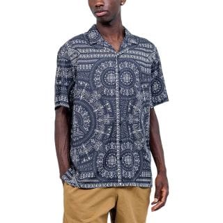 Olow Chalohken Camicia All Over Hawaiian Casual Uomo