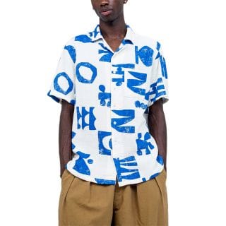 Olow Chalohshape Camicia All Over Hawaiian Casual Uomo