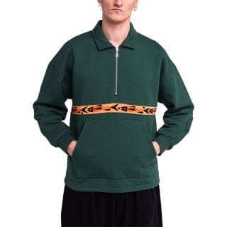 Olow Swemansofish Felpa Half Zip Organic Cotton Manso Casual Uomo