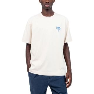 Olow Tconneccrem T Shirt Loose Fit Connection Casual Uomo
