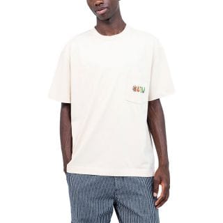 Olow Tpictcrem T Shirt Loose Fit Picture Casual Uomo