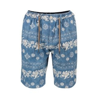 Perfection 23p717450 Bermuda Elastico Coulisse In Cotone Bandana Casual Uomo