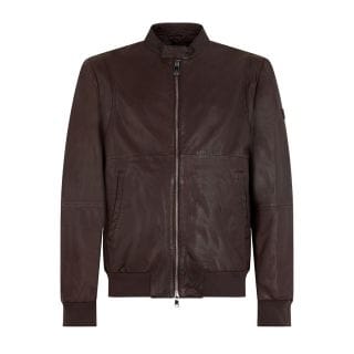 Peuterey Peu5413 Bomber In Pelle Martellata Tureia Ppt Giacconi Uomo