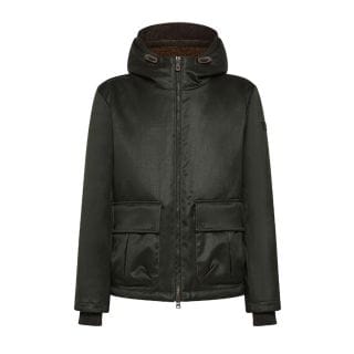 Peuterey Peu5601 Giacca Corta In Lana Cerata Douglal Srt Eco Fur Giacconi Uomo