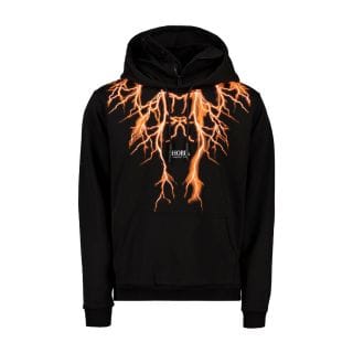 Phobia Ph00015or Felpa Con Cappuccio Fulmini Balaclava Street Style Uomo