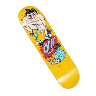 Polar 5063623023912 Deck | Shin Sanbongi - Bongi Boy - Yellow Skateboard Skateboarding Uomo