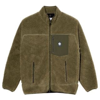 Polar Skate Co. Psc Giacca Sherpa Full Zip Kiki Street Style Uomo