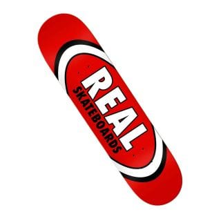 Real E01reaclo Tavola Real Team Classic Oval 8.12 Skateboard Skateboarding Uomo