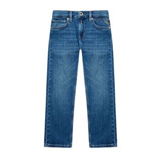 Replay Sb9008000933s18 Jeans Thad Reg Slim Comfort 10.5 Oz Bambino Abbigliamento Bambino Junior