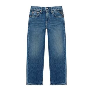 Replay Sb91j0000762s12 Jeans Relaxed Wiat 10,5 Oz Bambino Abbigliamento Bambino Junior