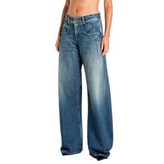 Replay W00h00080023b Pantalone Low Waist Barrel Hallebe Donna Casual Donna