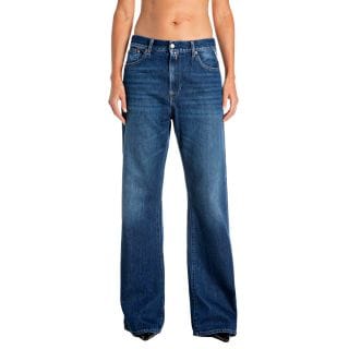 Replay W0508802243 Jeans Mid Waist Flaire Becka 10 On 1/2 Donna Casual Donna