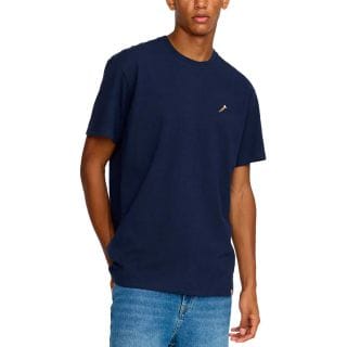 Revolution 1390bat T Shirt Regular Ricamo Bat Casual Uomo