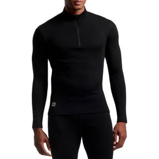 Rewoolution M1m0441j18 Maglia Manica Lunga 1/2 Zip Barry Abbigliamento Sci Uomo