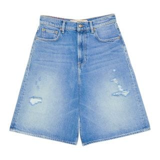 Roy Rogers Rog0126ct31 Bermuda Ginocchio Rotture Billie Localito Donna Casual Donna