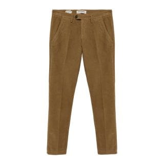 Roy Rogers Rru013p3260112 Pantalone Slim Fit Velluto 1500 Righe New Rolf Casual Uomo