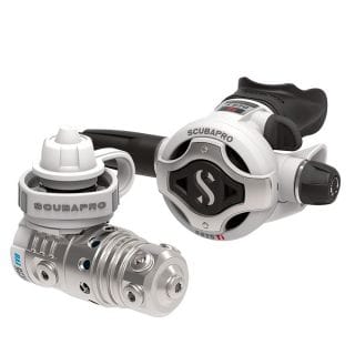 Scubapro 12.620.030 Mk25 Evo Din 300 S620ti Bianco Erogatori Subacquea Uomo