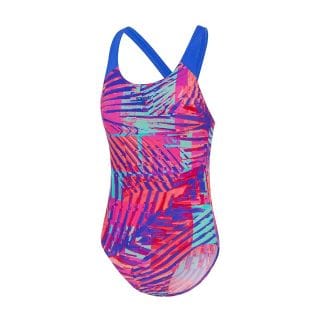 Speedo 8 Costume Intero Digital Allover Splashback Bambina Costumi Nuoto E Piscina Junior