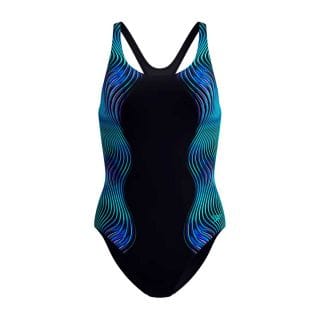 Speedo 8 Costume Intero Print Medalist Donna Costumi Nuoto E Piscina Donna